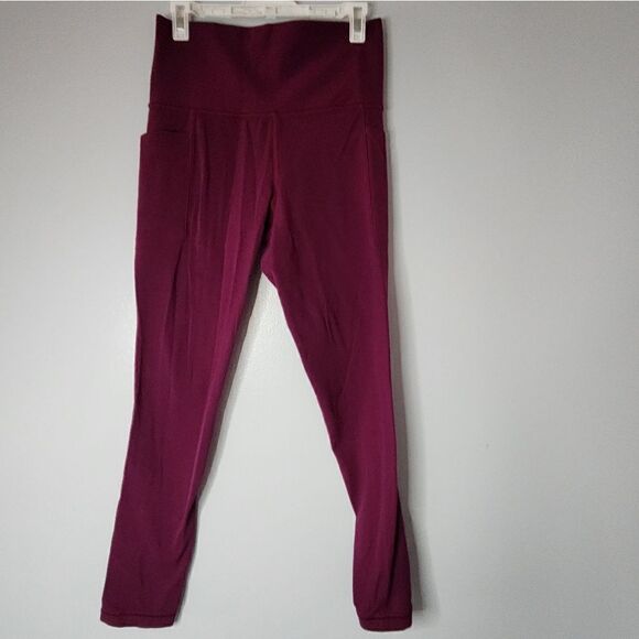 Athleta Pants - Athleta Women’s Elation Shine Tights Hot Pink Shiny High Waist Size XS NWOT